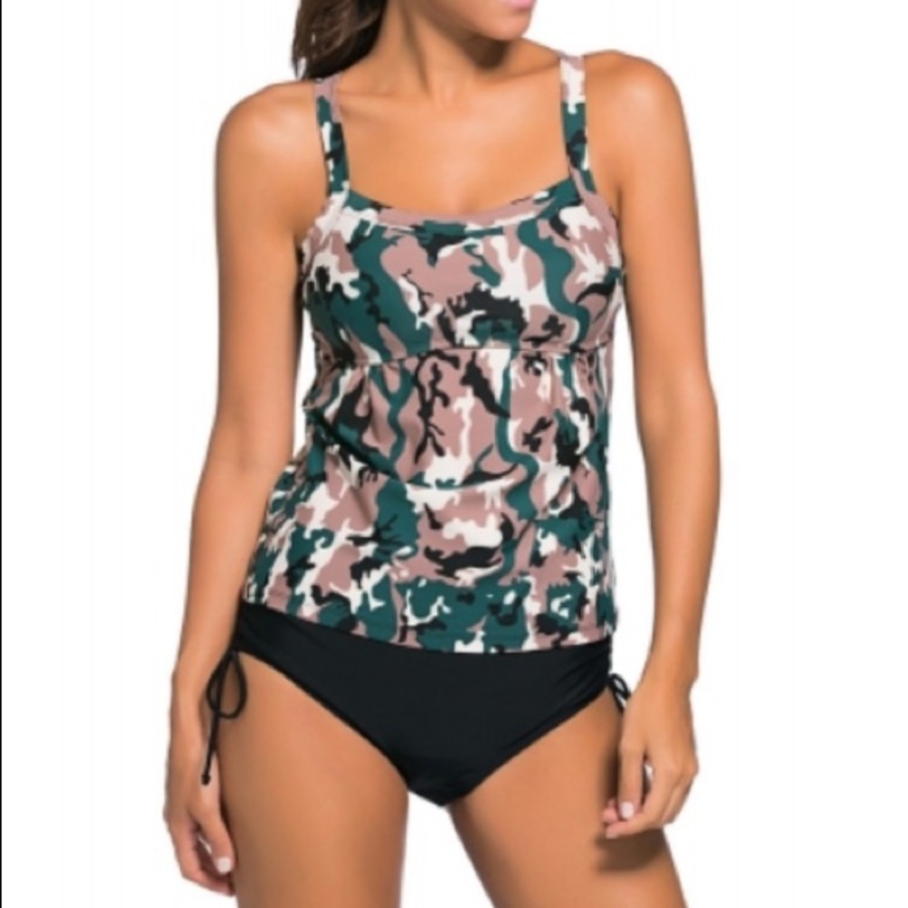 👙2 for $25👙 Dark Camouflage Tankini